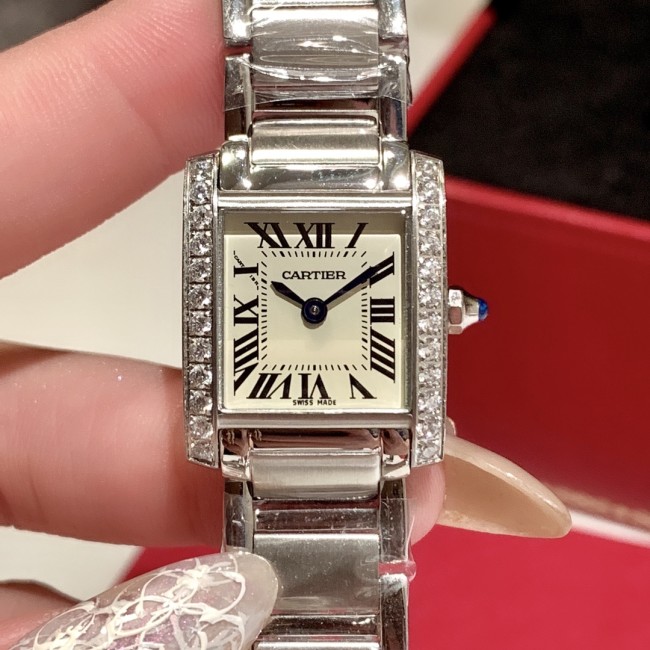 Cartier Womens Watch Luxury Brand Design Fashion Type Tank Series Watches with Original Box Whatapp