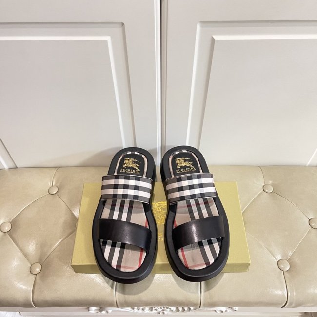 Burberry Mens Shoes Leather Sandals Whatapp