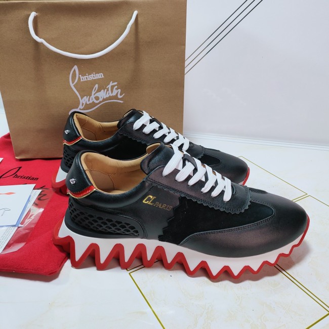 Christian Louboutin Mens Shoes Sneakers Luxury Brand Red Bottom Design Sports Footwears Whatapp