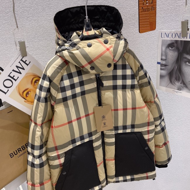 Burberry Design Mens Womens Winter Windprood Down Jackets Keep Warm 90% White Duck Down Whatapp