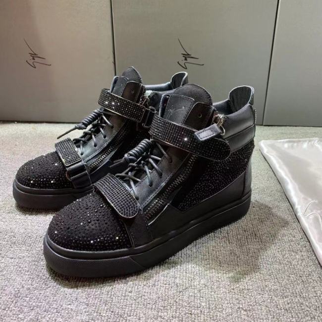 Giuseppe Zanotti Mens Shoes Luxury Brand High Top Sneakers Coby Whatapp