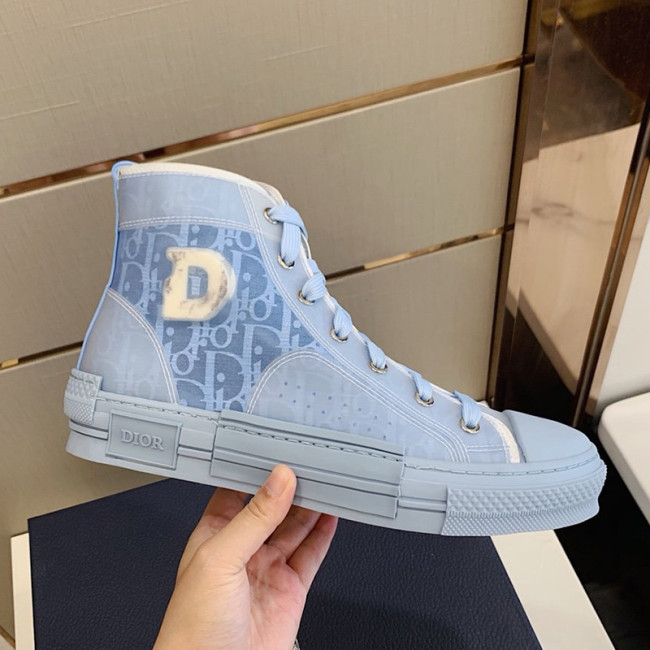 Dior Men Shoes Luxury Brand Sneaker B23 HIGH-TOP Sneaker with Original Box Whatapp