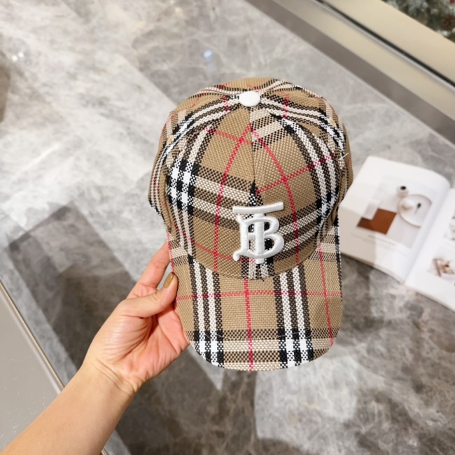 Burberry Womens Mens Cap Baseball Hat Luxury Brand with Original Box