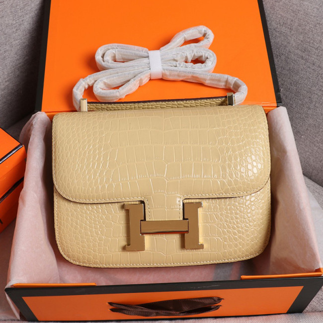 Hermes Womens Bags Crossbody Shoulder Bags Luxury Brand Fashion Hermès Constance Epsom Women Bag Whatapp