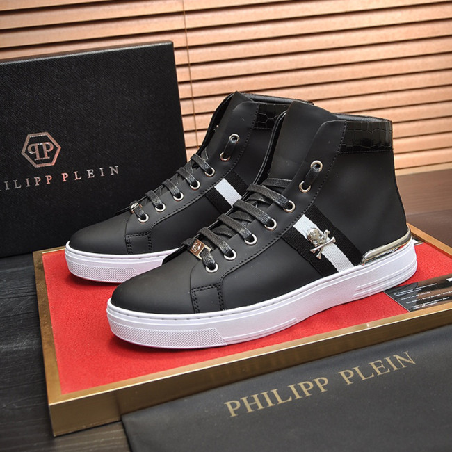 Philipp Plein Men Shoes Sneakers Low Top Sneaker Fashion Design Luxury Brand Trainer Predator TM with Original Box Whatapp