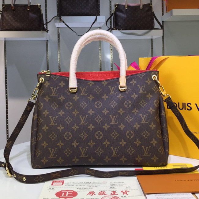 Louis Vuitton Womens Shoulder Bags Handbags Luxury Brand M40906 Pallas Monogram Canvas Fashion Design Whatapp