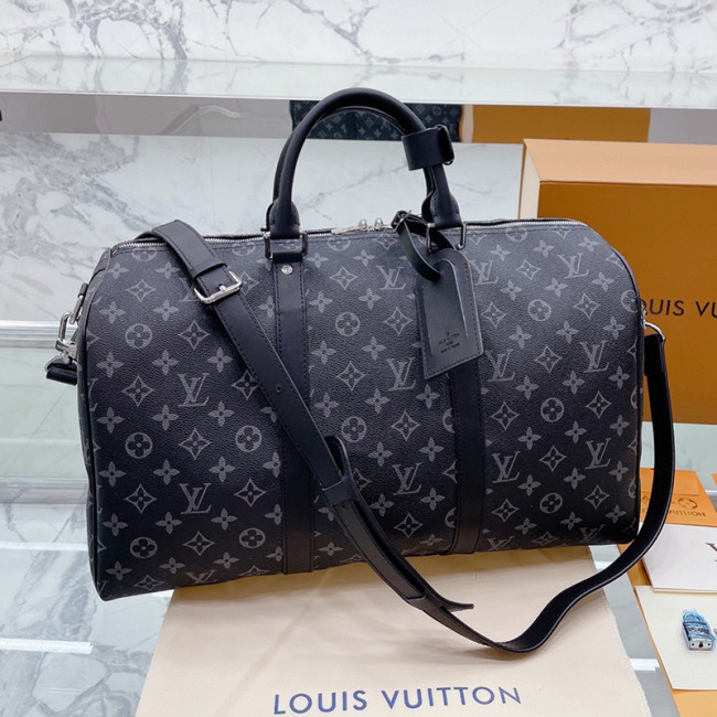 Louis Vuitton Womens and Mens Unisex Bags Luxury Brand LV Keepall Bandoulière 45 Fashion Design Travel Bag Whatapp