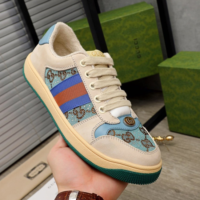 Gucci Mens Shoes Luxury Brand Men's Gucci Tennis Sneaker with Original Box Whatapp