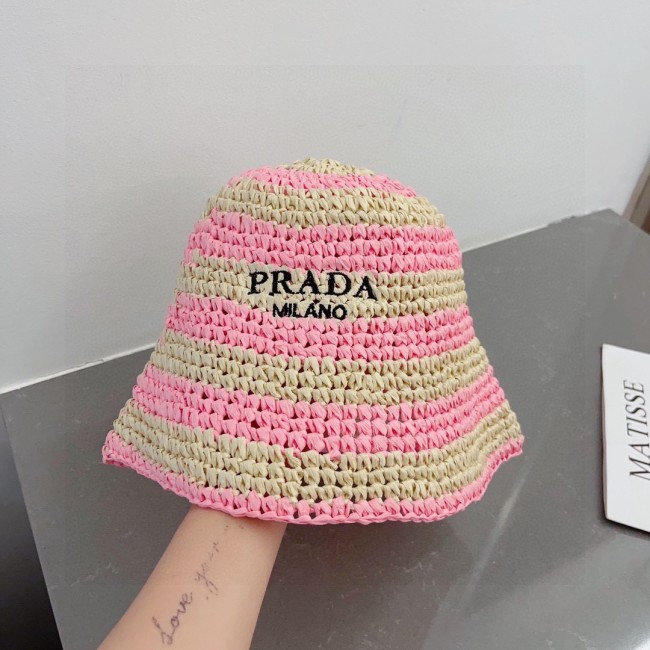 Prada Men Womens Hats Luxury Brand Design Prada Bucket Hat with Original Box