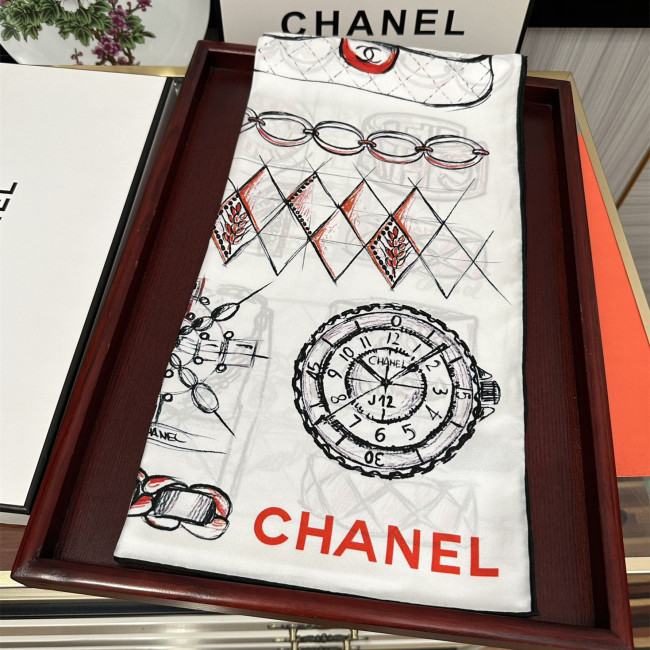 Chanel Scarves Womens Fashion Scarf with Original Box Whatapp