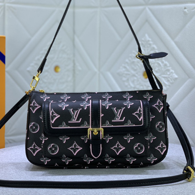 Louis Vuitton Womens Bags Handbags Luxury Brand Louis Vuitton MAXI MULTI POCHETTE ACCESSOIRES Monogram coated canvas with Original Box Whatapp