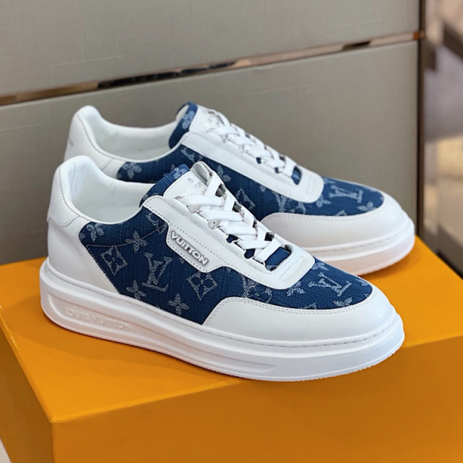 Louis Vuitton Men Shoes Fashion Sneakers RIVOLI Beverly Hills SNEAKER Luxury Brand Casual Shoes with Original Box Whatapp