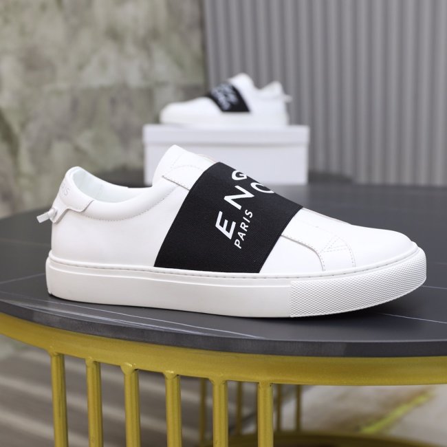 Givenchy Men Shoes Fashion Type Luxury Brand GIVENCHY SNEAKERS IN LEATHER WITH LATEX BAND with Original Box Whatapp