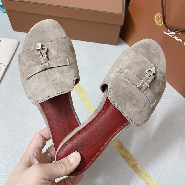 Loro Piana Womens Shoes Sandals Slippers Casual Design Luxury Brand Fashion Shoes for Women with Original Box Whatapp