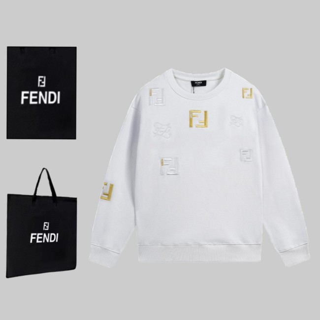 Fendi Womens Mens Long Sleeve Sweatshirt Luxury Brand Mens Sweatshirts Whatapp