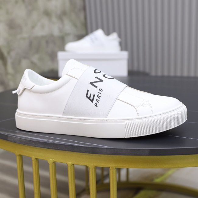 Givenchy Men Shoes Fashion Type Luxury Brand GIVENCHY SNEAKERS IN LEATHER WITH LATEX BAND with Original Box Whatapp