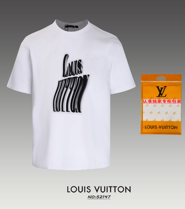 Louis Vuitton Luxury Brand Men Womens Short Sleeve T-Shirt Whatapp