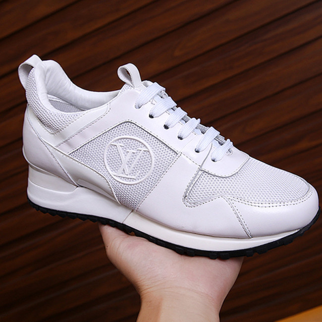 Louis Vuitton Women Shoes Sneakers Luxury Brand Lace-Up Run Away Sneaker with Original Box Whatapp