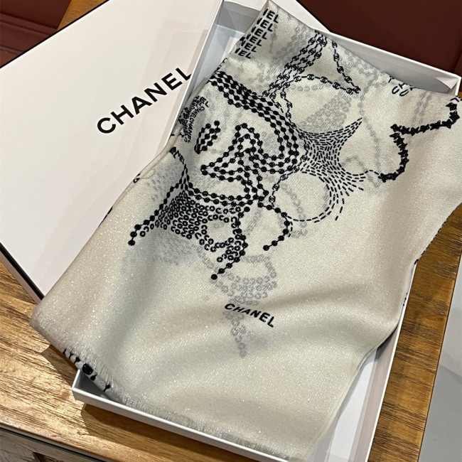 Chanel Scarves Womens Fashion Scarf with Original Box Whatapp