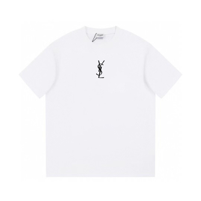 Saint Laurent YSL Luxury Brand Men Womens Short Sleeve T-Shirt Whatapp