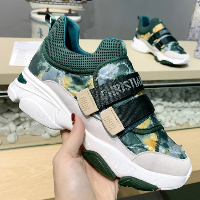 Dior Women Shoes Sneakers Luxury Brand D-WANDER SNEAKER Dior Oblique Technical Fabric with Original Box KCK299OBY_S56B Whatapp