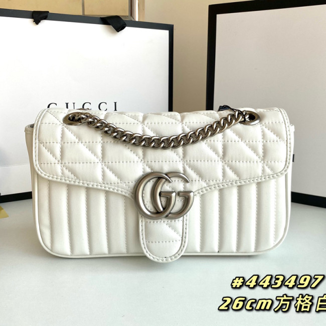 Gucci Womens Bags Shoulder Messenger Bag Luxury Brand Small GG Marmont bag with Original Box Whatapp