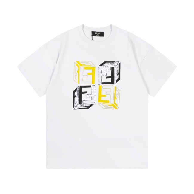 Fendi Luxury Brand Women Mens Short Sleeve T-Shirt Whatapp