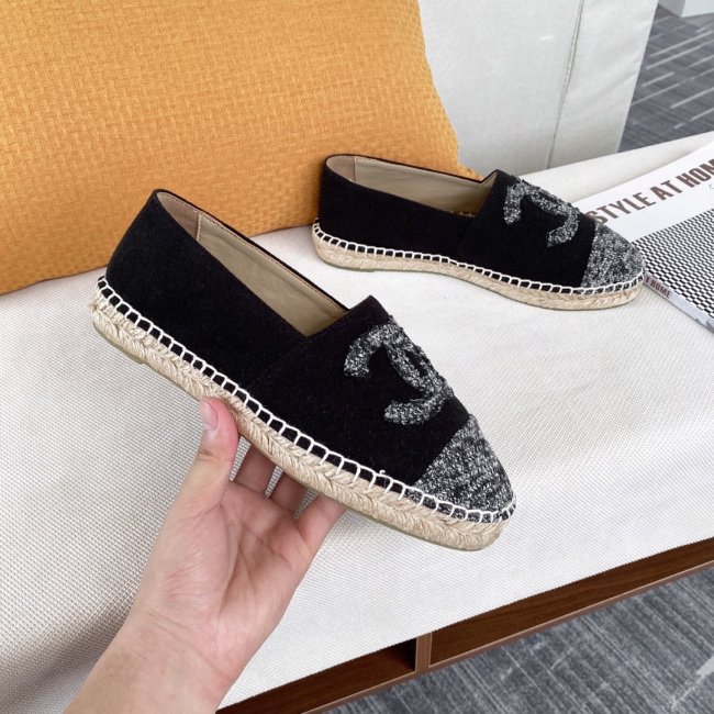 Chanel Women Shoes Fashion Espadrille Luxury Brand Casual Shoes for Women ESPADRILLE with Original Box Espadrilles Whatapp