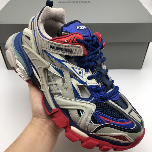 Balenciaga Womens Shoes Sneakers Luxury Brand Track 2.0 Clear Sole Sneaker with Original Box Whatapp