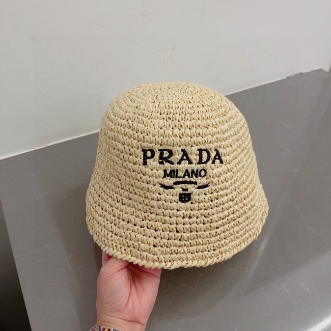 Prada Men Womens Hats Luxury Brand Design Prada Bucket Hat with Original Box