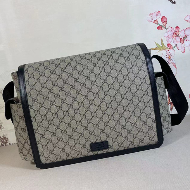 Gucci Womens Bags GG Supreme baby changing bag with Original Box 495909 K5RLN 1095 Whatapp