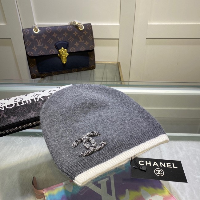 Chanel Men Womens Hats Luxury Brand Knit Hat with Original Box