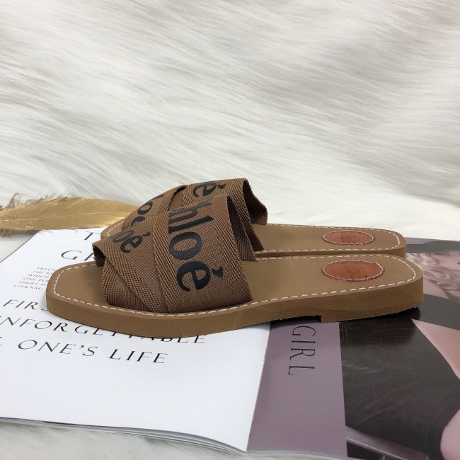 Chloe Womens Shoes Mule Slides Sandals Slippers Luxury Brand with Original Box Summer Design Whatapp