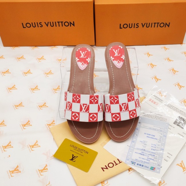 Louis Vuitton Womens Shoes LOCK IT FLAT MULE Whatapp