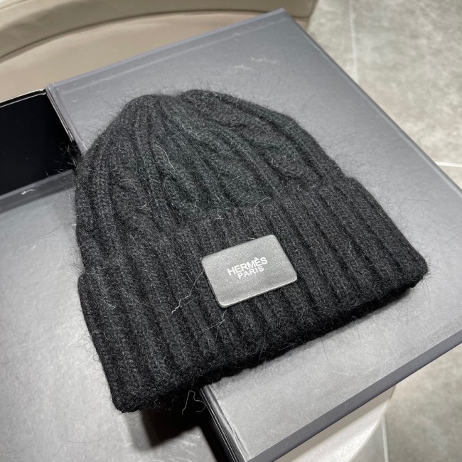 Hermes Mens Womens Knit Hats Luxury Brand Design Hermes Hat with Original Box