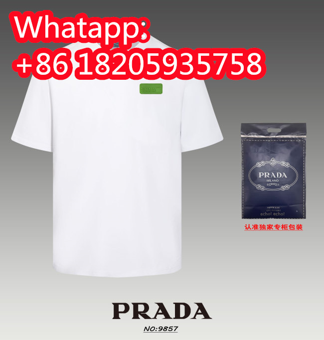 Prada Luxury Brand Men Womens Short Sleeve T-Shirt Whatapp