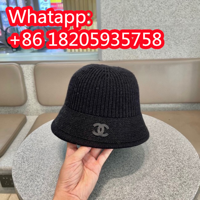 Chanel Womens Hats Luxury Brand Bucket Hat with Original Box