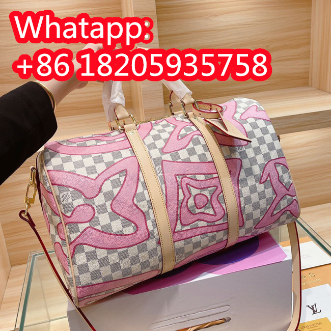 Louis Vuitton Womens and Mens Unisex Bags Luxury Brand KEEPALL BANDOULIÈRE 45 without Original Box Whatapp