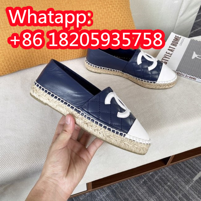 Chanel Women Shoes Fashion Espadrille Luxury Brand Casual Shoes for Women ESPADRILLE with Original Box Espadrilles Whatapp