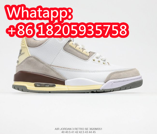 A Ma Maniére x Air Jordan 3 Retro SP Shadow2.0 Sneakers Men Womens Shoes 3620M351 Whatapp