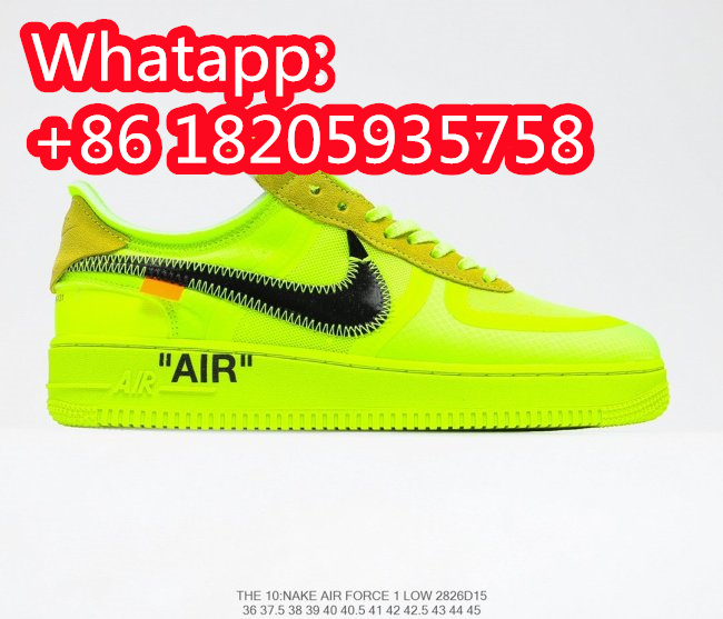 Off-White x Nike Air Force 1 Sneakers Men Womens Shoes 2826D15 Whatapp