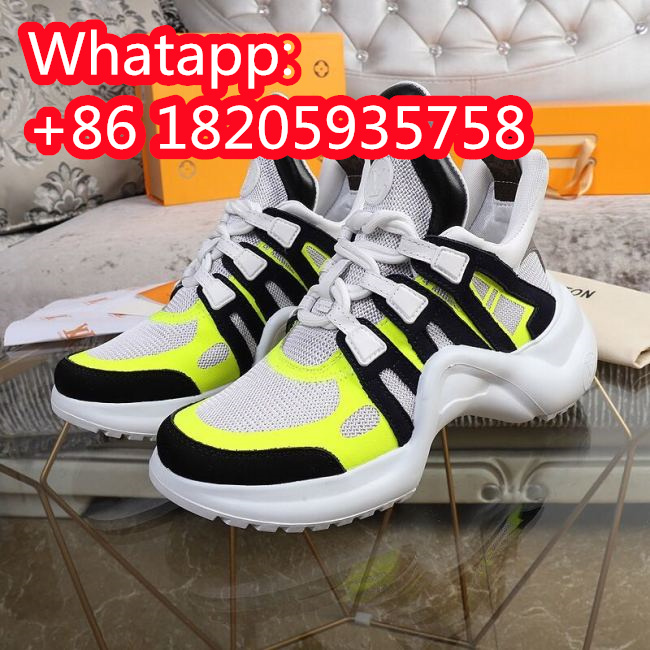 Louis Vuitton Women Shoes Sneakers Luxury Brand Design Fashion LV ARCHLIGHT SNEAKER with Original Box Whatapp