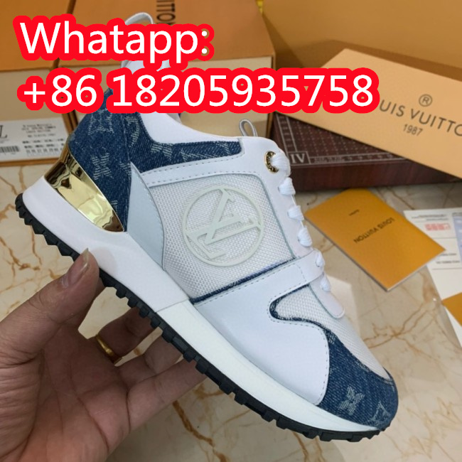 Louis Vuitton Womens Shoes Sneakers Breathable Luxury Brand Run Away Sneaker with Original Box 1A4WOY Whatapp