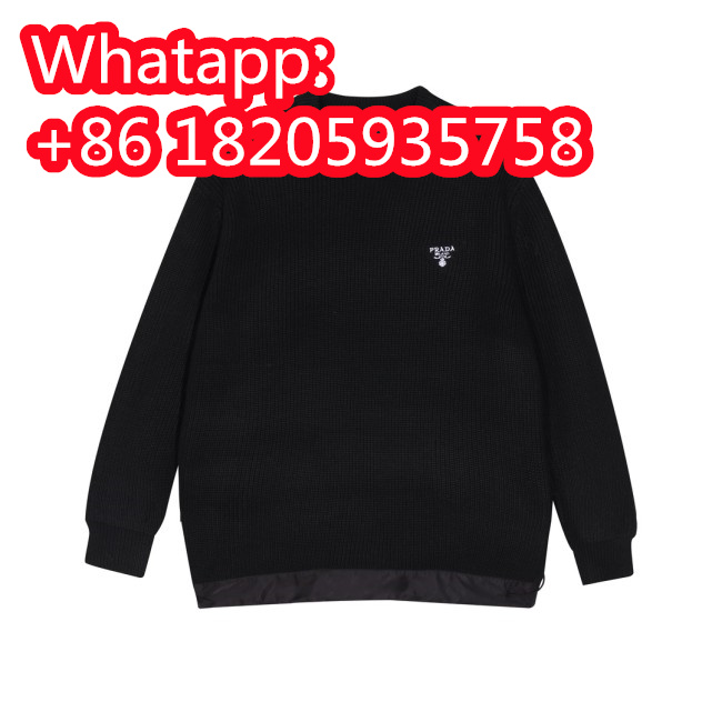 Prada Men Womens Sweater Luxury Brand Mens Knitwear Top Quality Whatapp