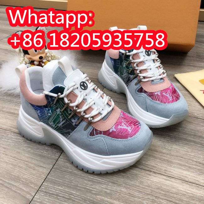 Louis Vuitton Men Shoes Fashion Sneakers Luxury Brand Mens Run Away Pulse Sneaker Casual Shoes with Original Box Whatapp