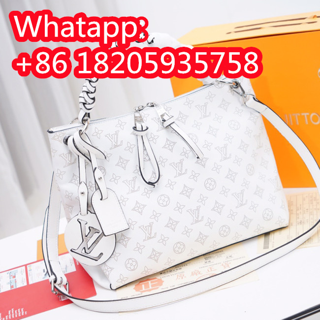 Louis Vuitton Womens Bags Handbags Luxury Brand Fashion Type BEAUBOURG HOBO MM White Whatapp