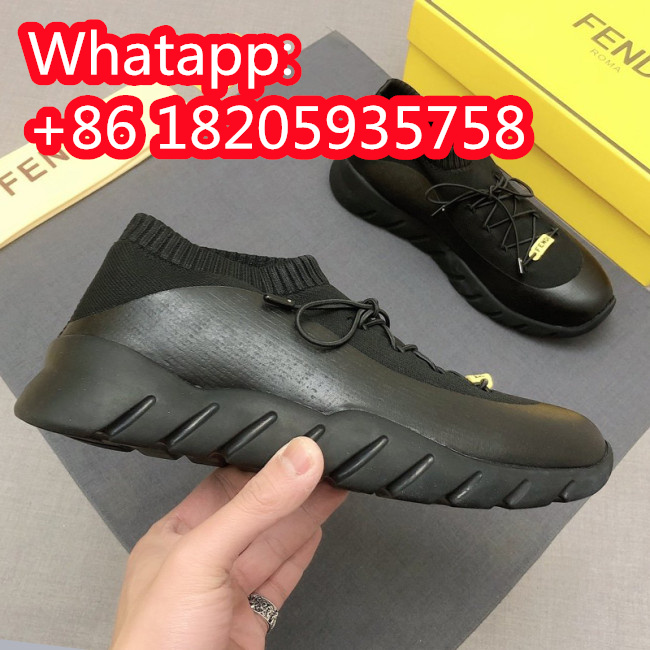 Fendi Mens Shoes Fashion Sneakers Luxury Brand Casual Shoes for Men with Original Box Whatapp