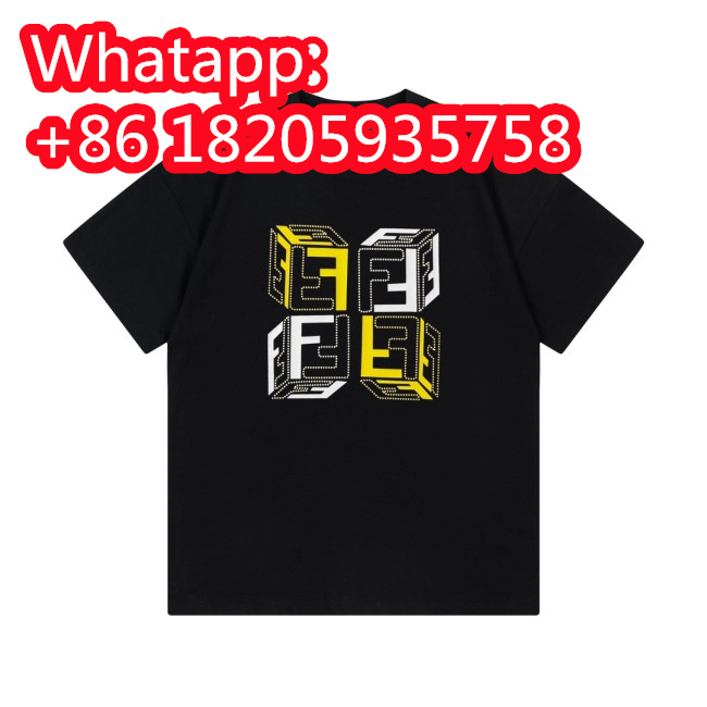 Fendi Luxury Brand Women Mens Short Sleeve T-Shirt Whatapp