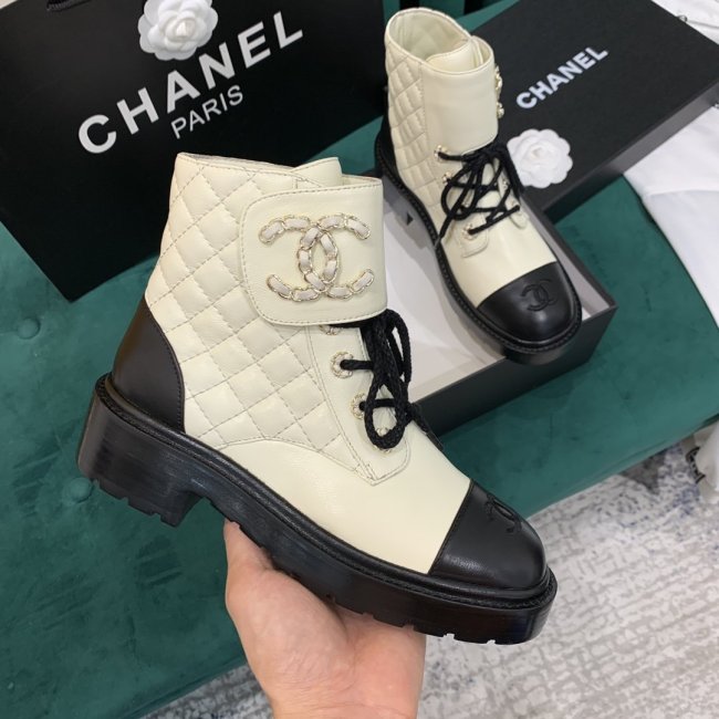 Chanel Women Shoes Boots Luxury Brand Design Leather Ankle Fashion Boots for Winter Whatapp