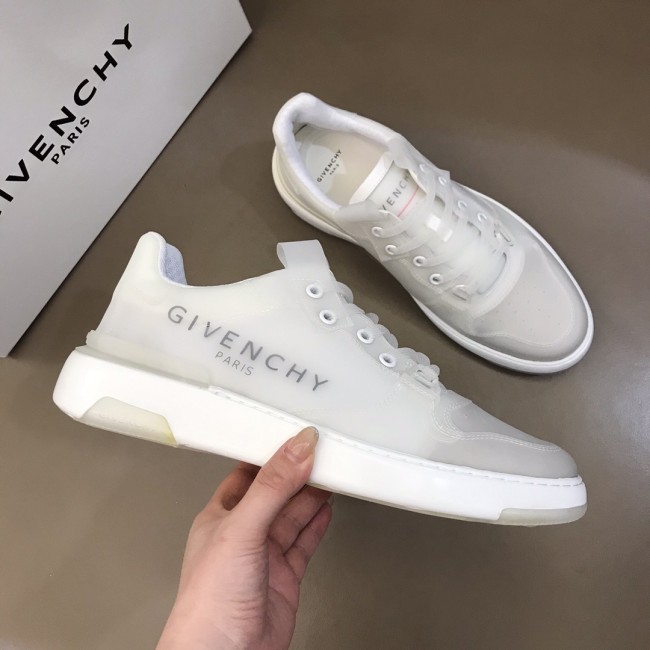 Givenchy Men Shoes Fashion Sneakers Luxury Brand Wing Low Transparent Sneakers BH002WH0MW-100 Whatapp